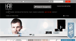 Desktop Screenshot of hairthickener.com