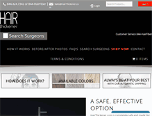 Tablet Screenshot of hairthickener.com